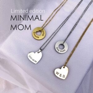 Collar minimal mom personalizado