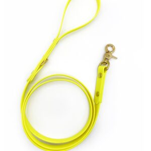 Correa cuero vegano NEON LEMON