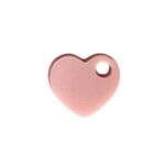 Corazón rosa pastel bebé