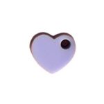 Corazón lila pastel