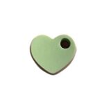 Corazón verde pastel