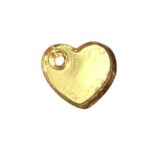 Corazón espejo oro