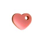 Corazón coral pastel