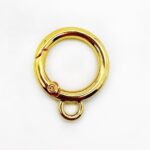 Mosquetón circular oro