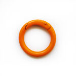 Mosquetón circular naranja
